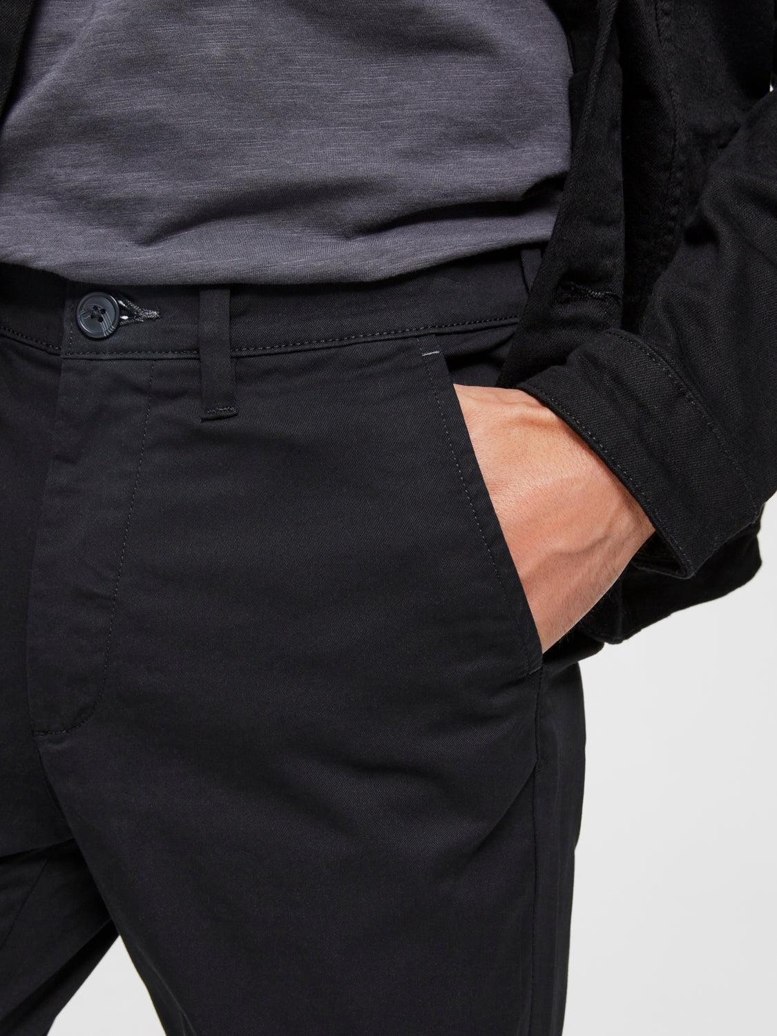 SLHSLIM-MILES Pants - Black